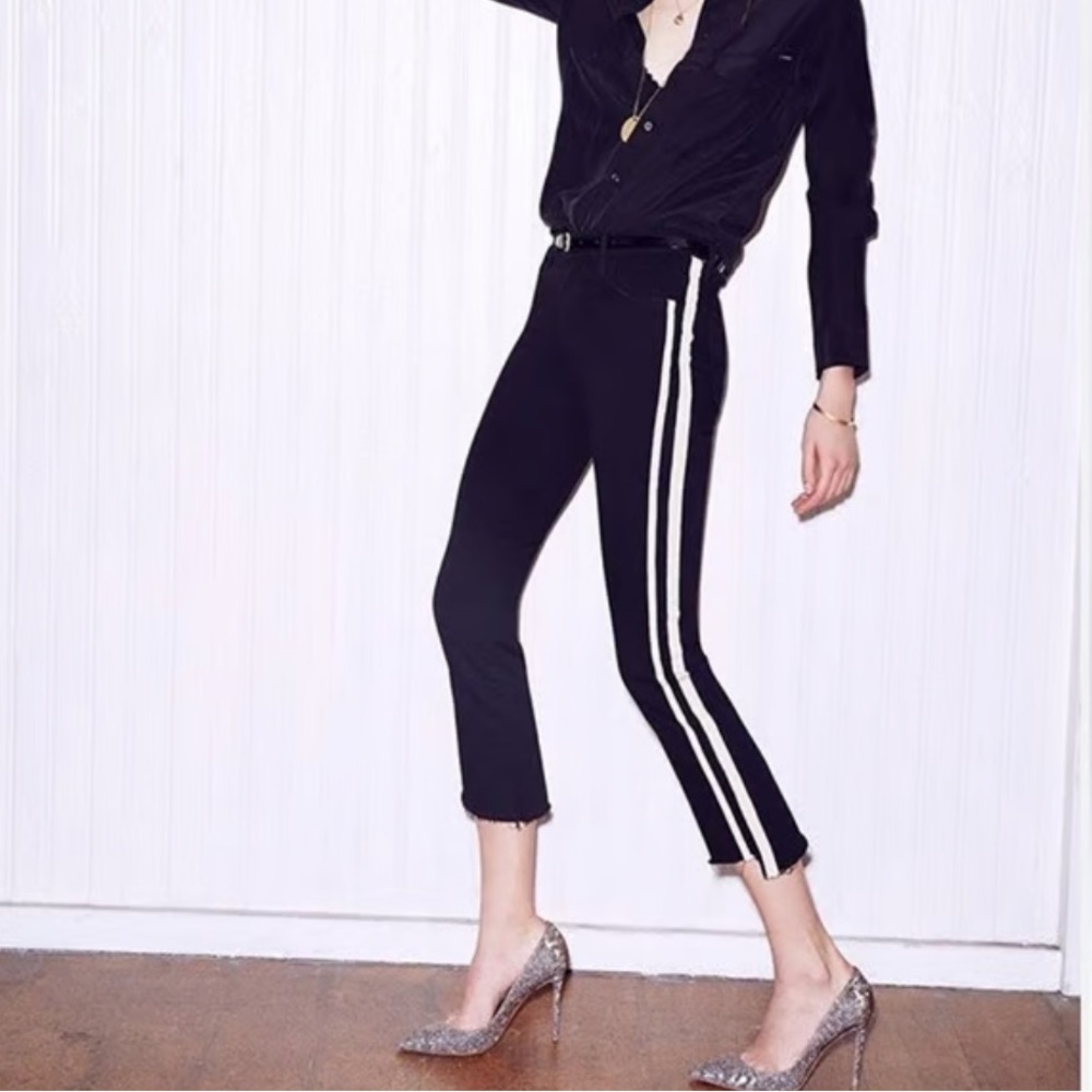 MOTHER Insider Crop Step Fray Guilty Racer